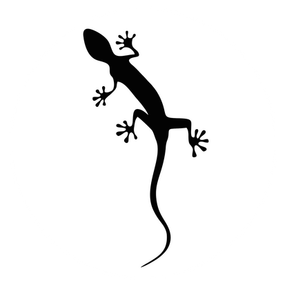 Autoaufkleber Gecko