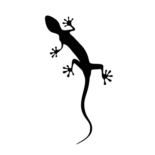 Wandtattoo Gecko