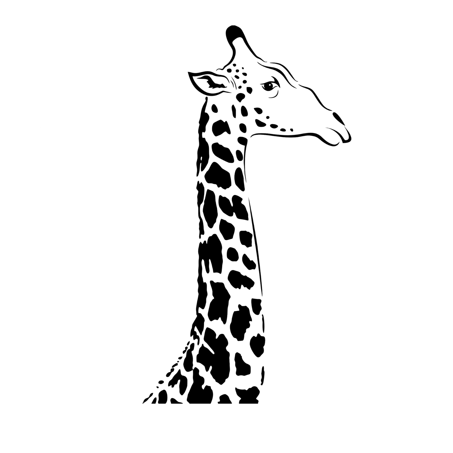 Wandtattoo Giraffe