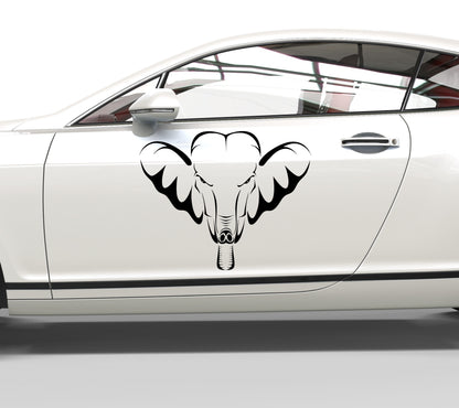 Autoaufkleber Böser Elefant
