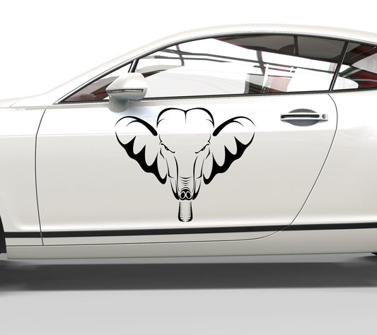 Autoaufkleber Böser Elefant