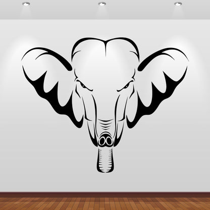 Wandtattoo Böser Elefant