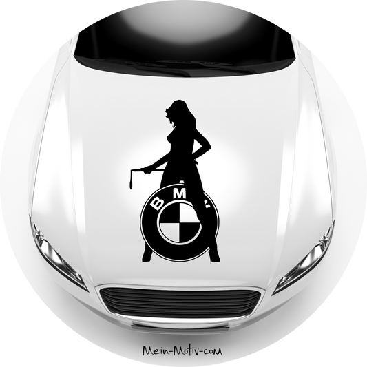 Autoaufkleber BMW-Girl