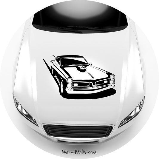 Autoaufkleber Pontiac GTO 1966
