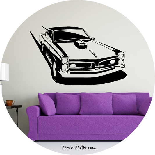 Wandtattoo Pontiac GTO 1966