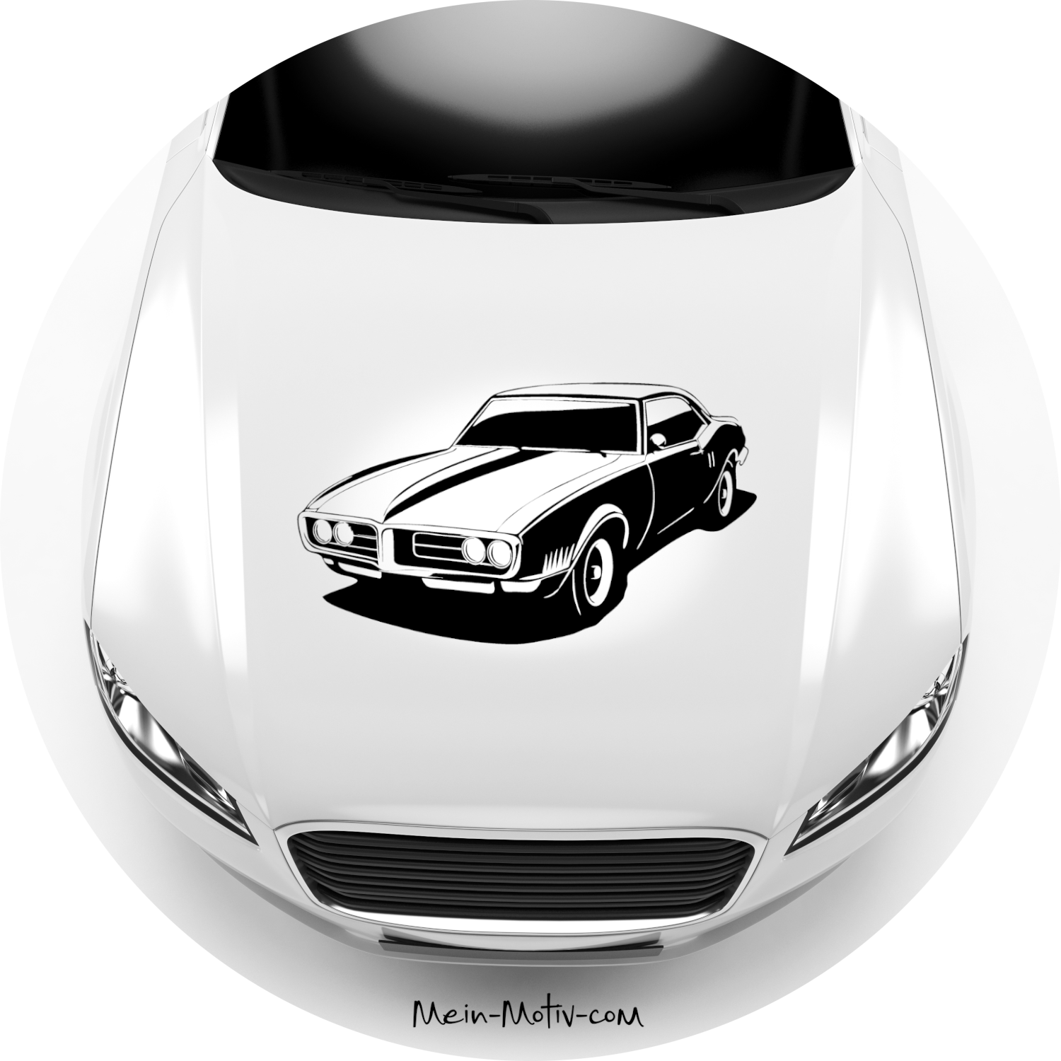 Autoaufkleber Pontiac Firebird 1968