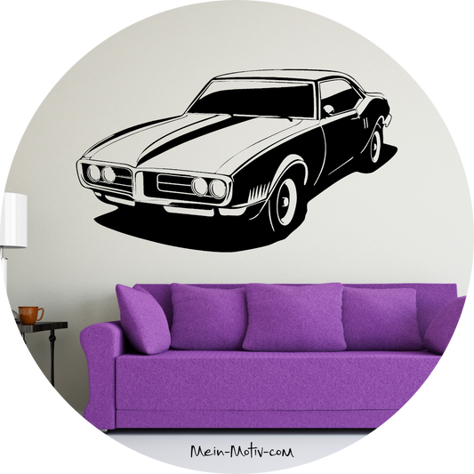 Wandtattoo Pontiac Firebird 1968