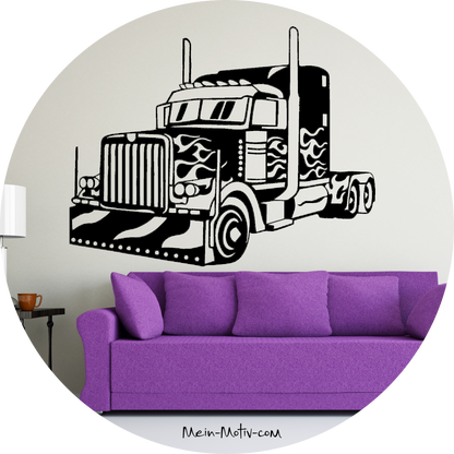 Wandtattoo US-Truck