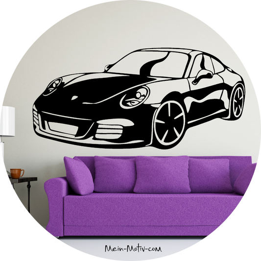 Wandtattoo Porsche