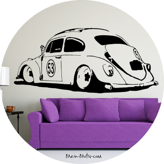 Wandtattoo Käfer Herbie