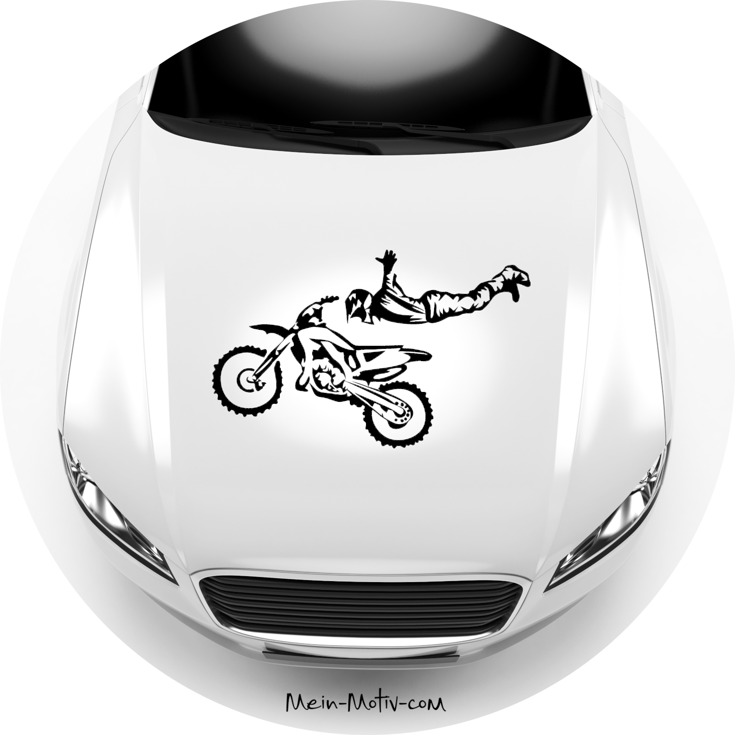 Autoaufkleber Freestyle Motocross