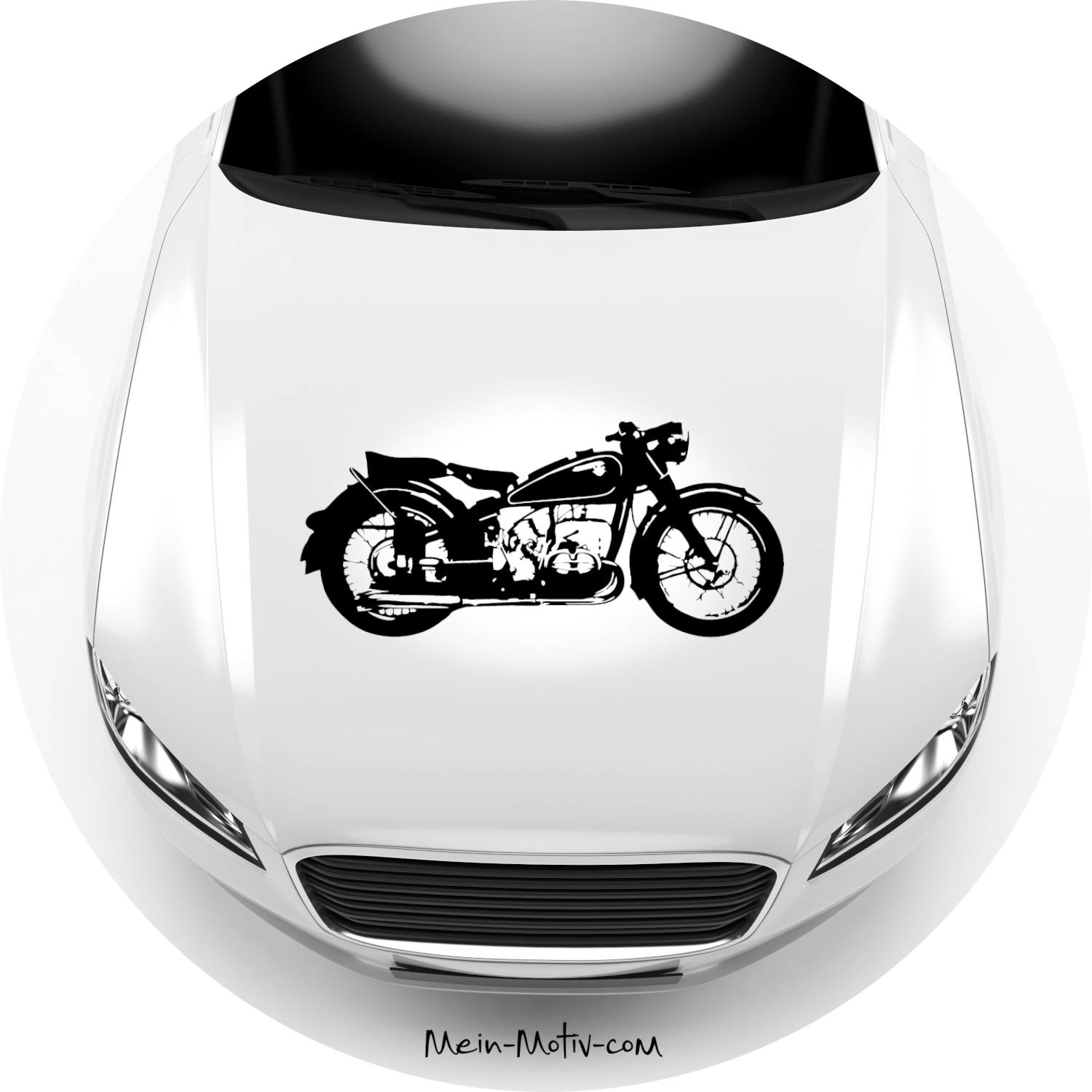 Autoaufkleber BMW R68 von 1953