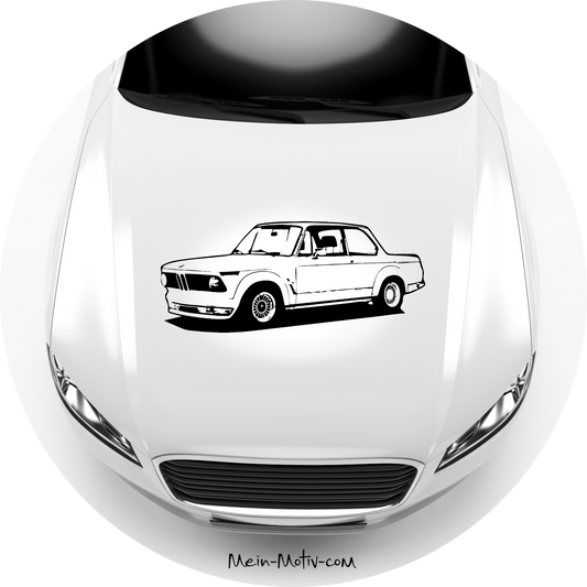 Autoaufkleber BMW 2002 Turbo E20