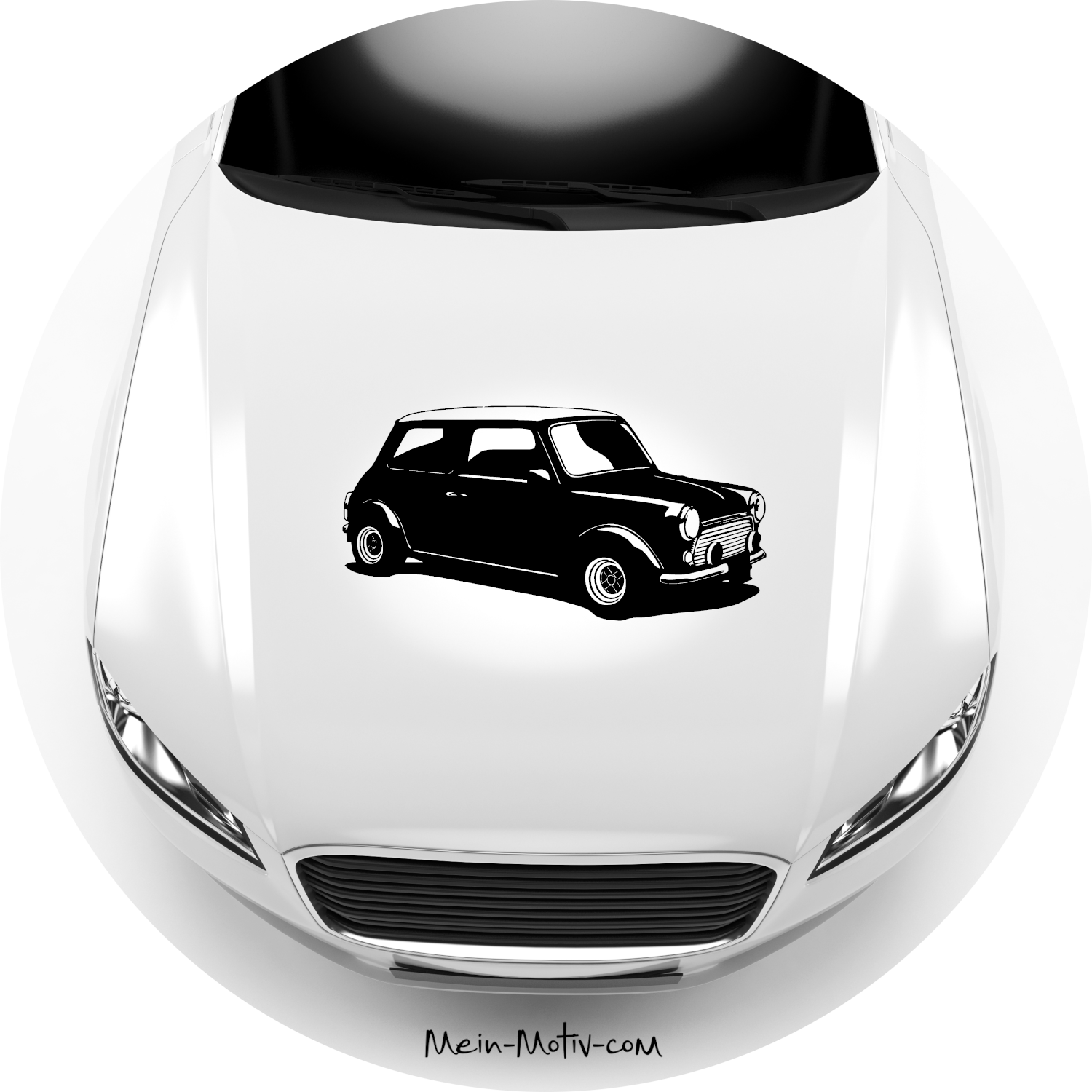 Autoaufkleber Mini Cooper dunkel