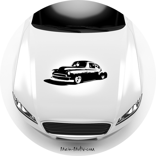 Autoaufkleber 1949 Chevrolet Custom Fleetline Low Rider