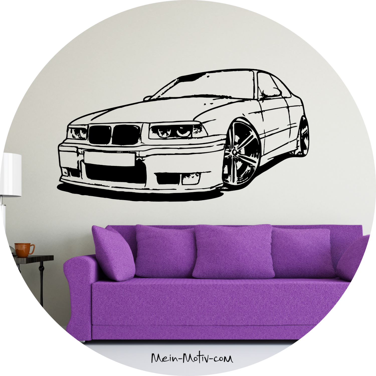 Wandtattoo BMW 325i E36