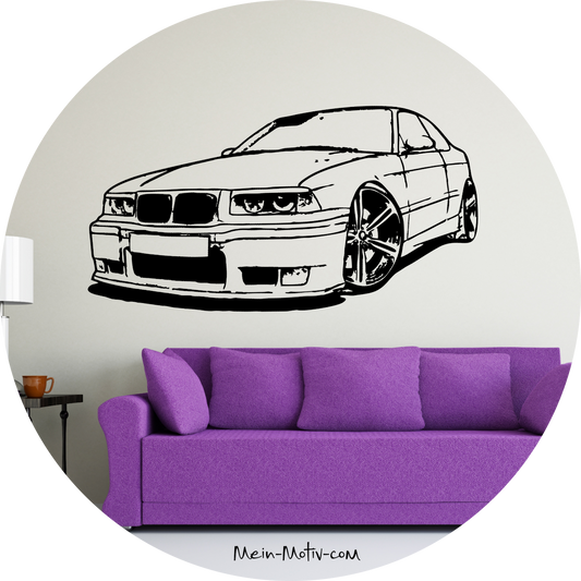Wandtattoo BMW 325i E36
