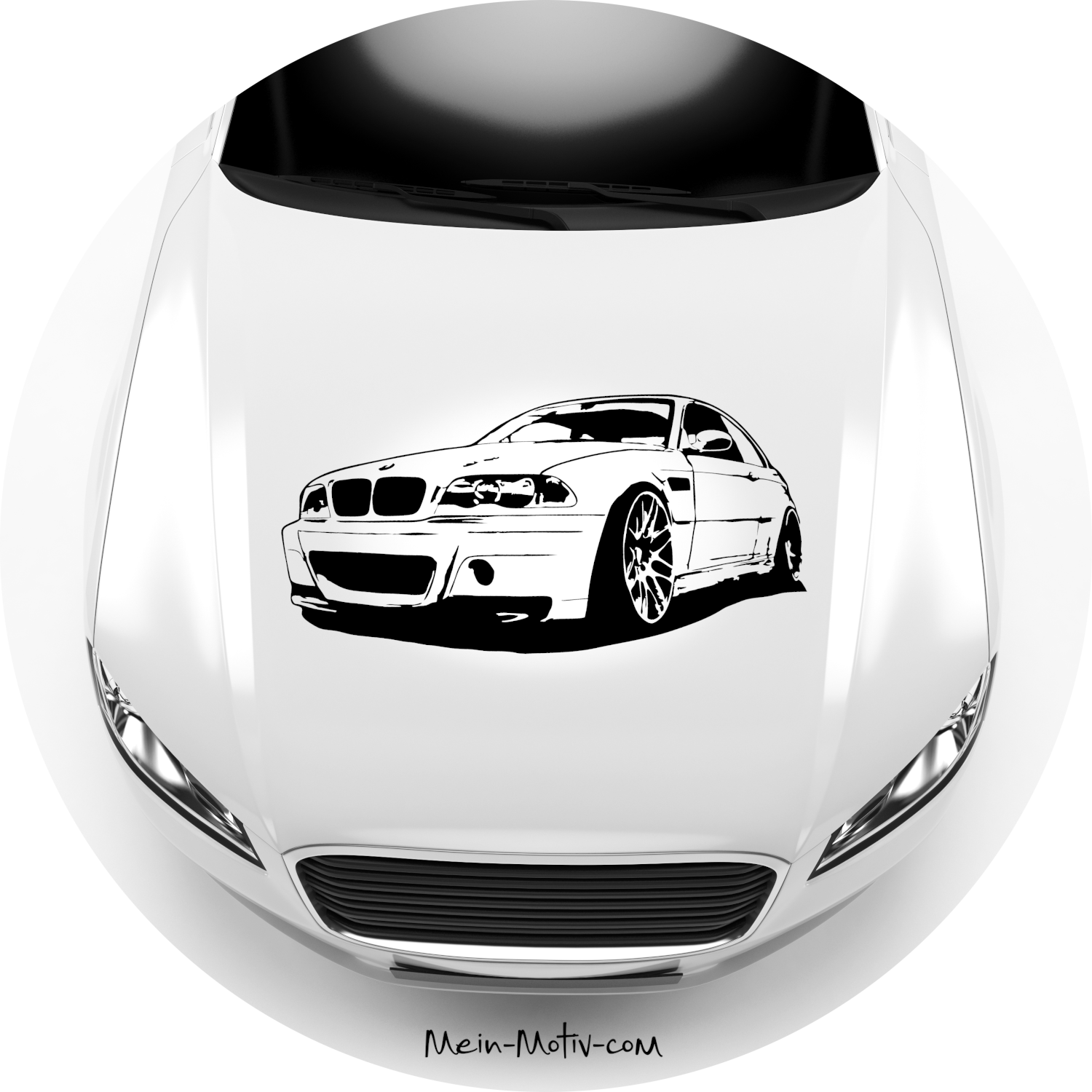 Autoaufkleber BMW M3 CSL E46