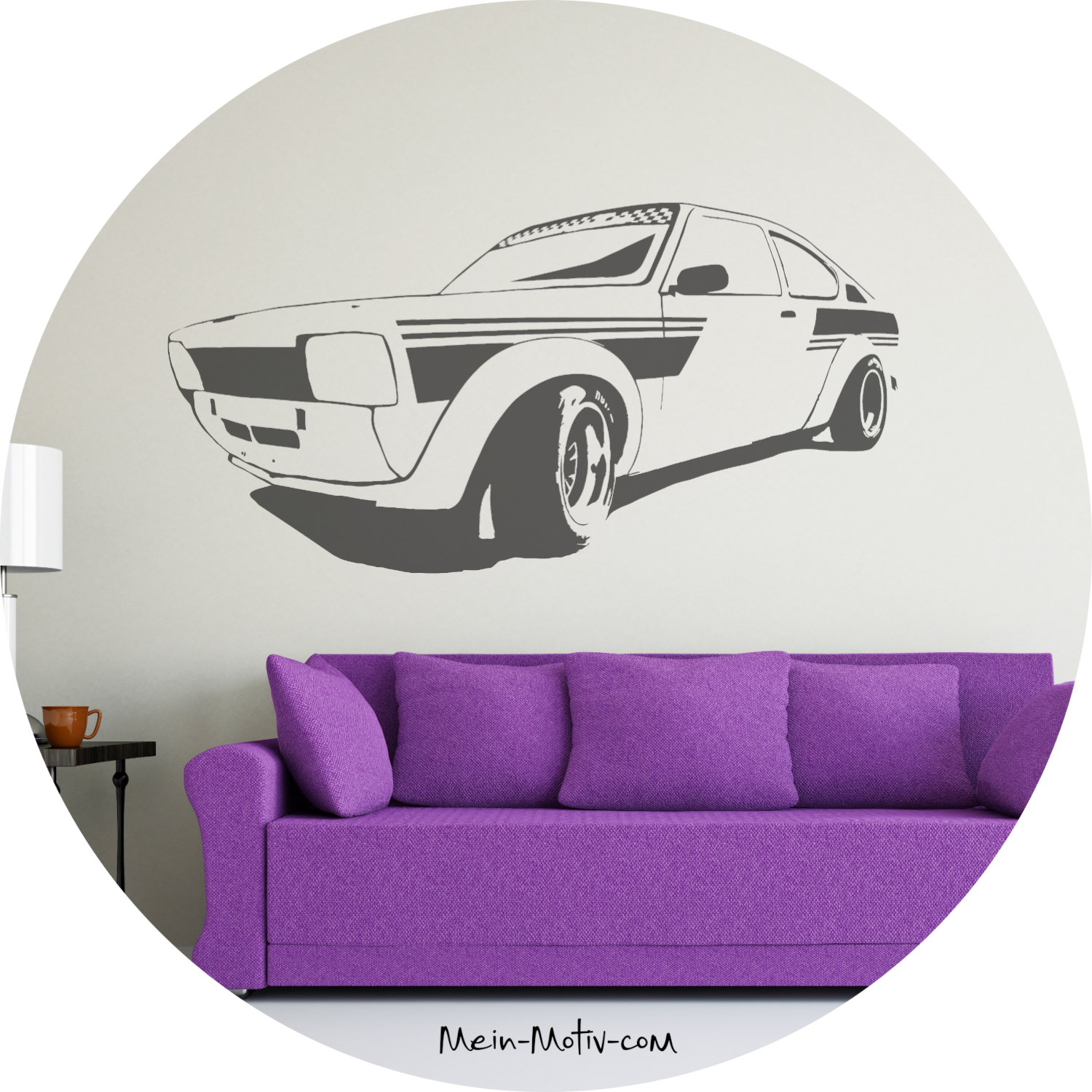 Wandtattoo Opel Kadett C Coupe Sport