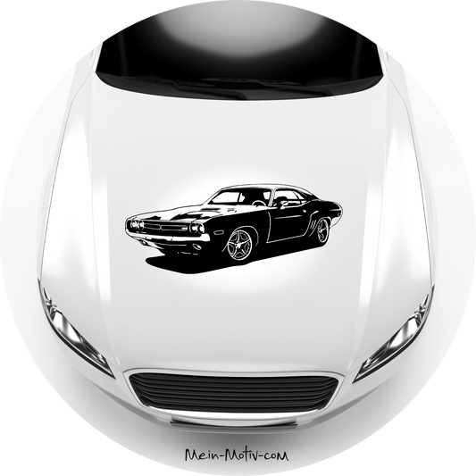 Autoaufkleber 1971 Dodge Challenger 2 Fast 2 Furious