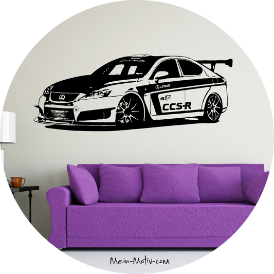 Wandtattoo Lexus IS-F CCS-R