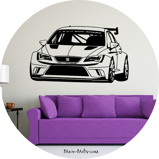 Wandtattoo Seat Leon Cup Racer
