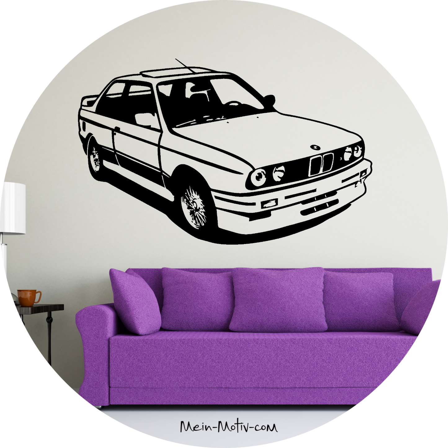 Wandtattoo BMW M3 E30