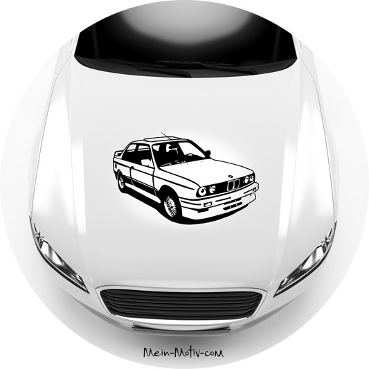 Autoaufkleber BMW M3 E30