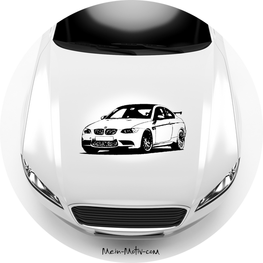 Autoaufkleber BMW M3 E92 GTS