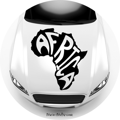 Autoaufkleber Afrika