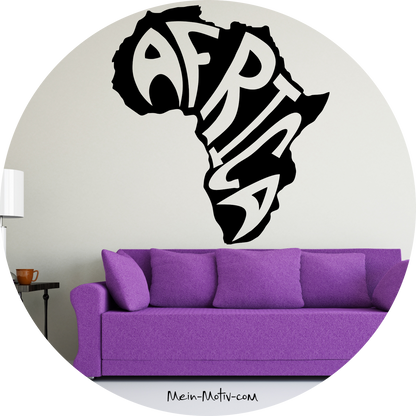 Wandtattoo Afrika