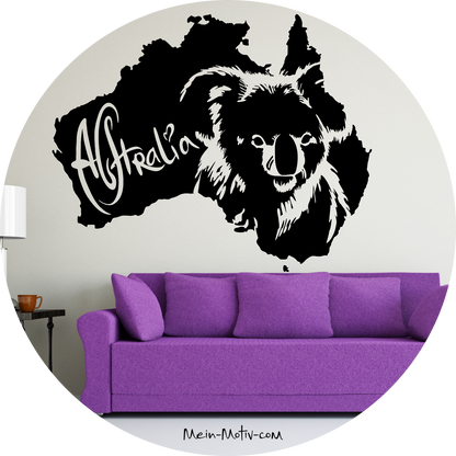 Wandtattoo Australia Koala