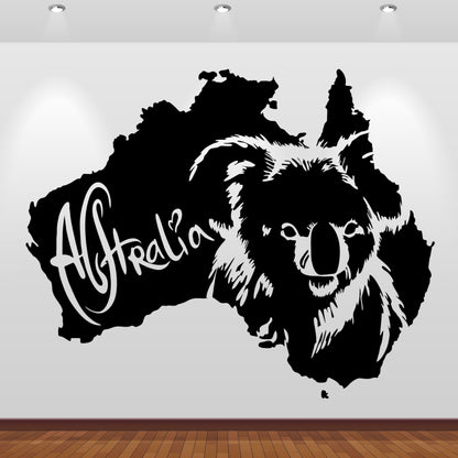 Wandtattoo Australia Koala