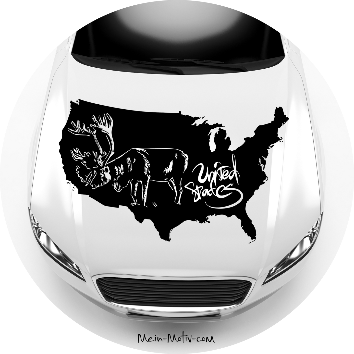 Autoaufkleber United States