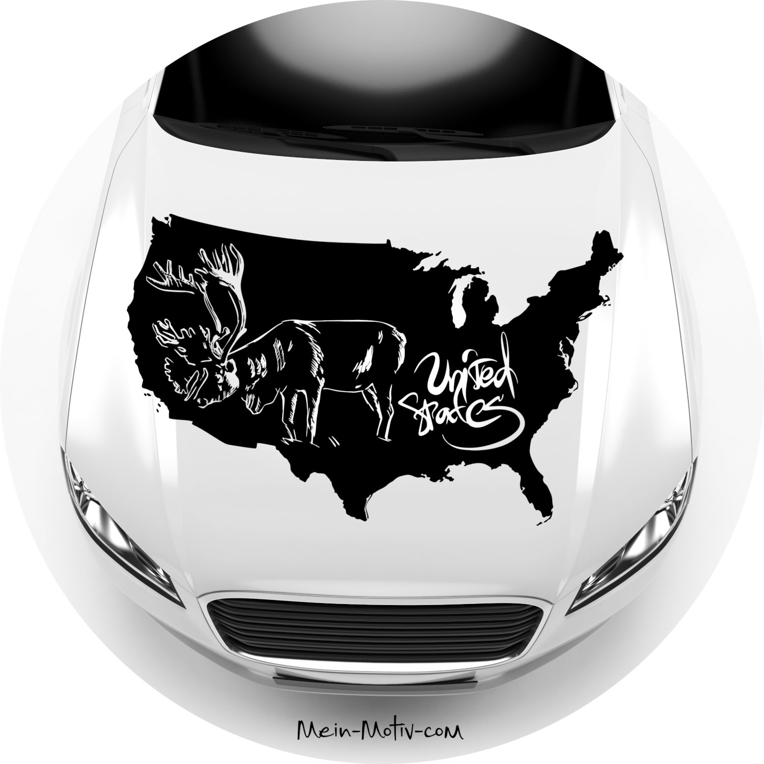 Autoaufkleber United States