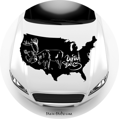Autoaufkleber United States