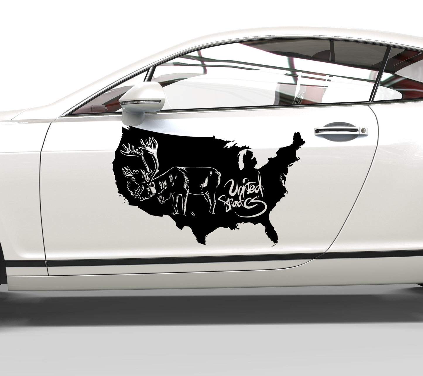 Autoaufkleber United States