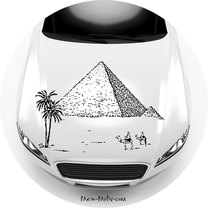 Autoaufkleber Ägypten Pyramiden