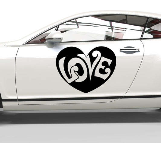 Autoaufkleber Herz - Love