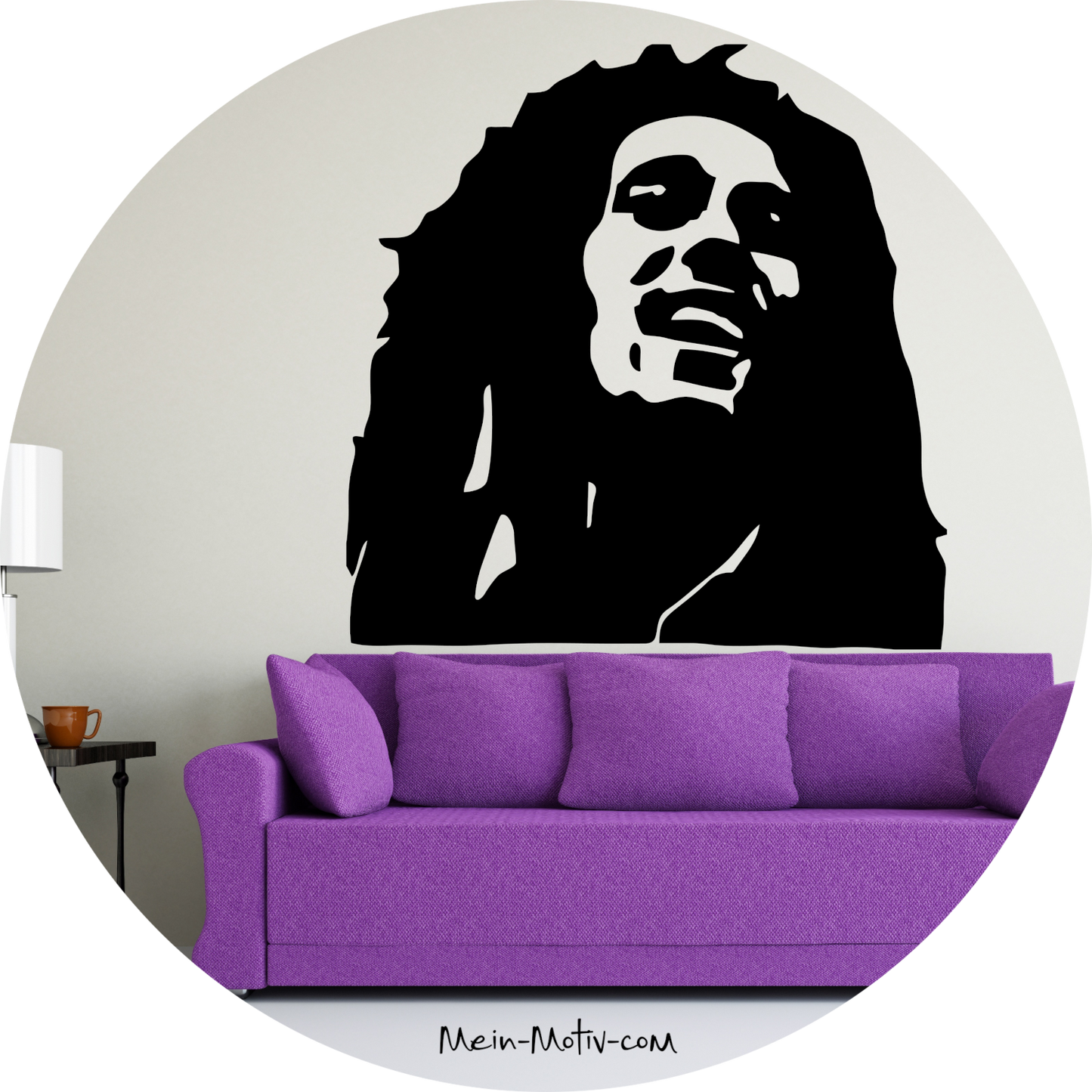 Wandtattoo Bob Marley