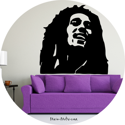 Wandtattoo Bob Marley