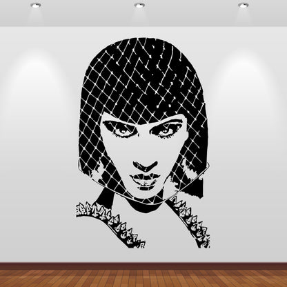 Wandtattoo Newton-Face