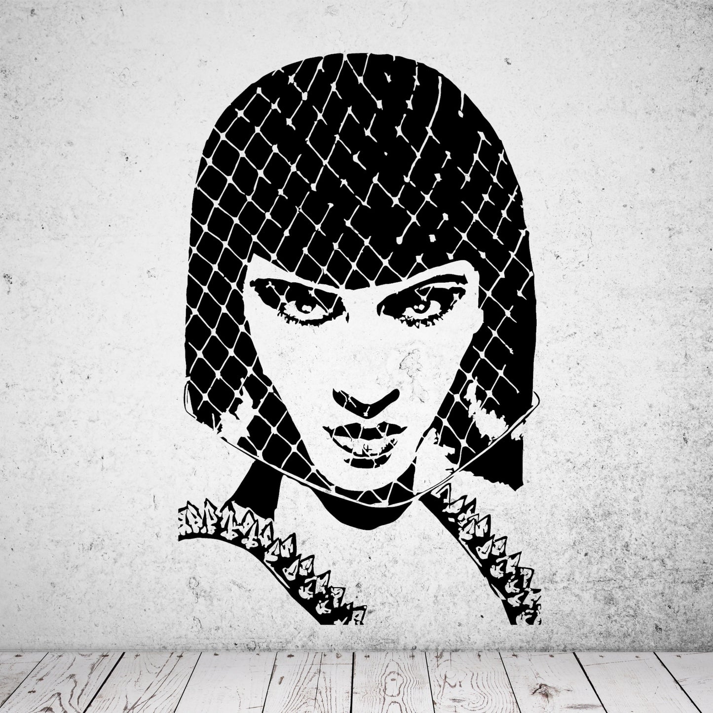 Wandtattoo Newton-Face