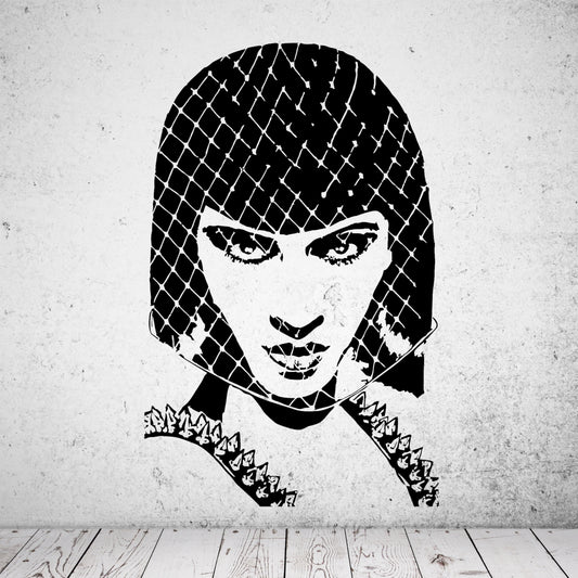 Wandtattoo Newton-Face