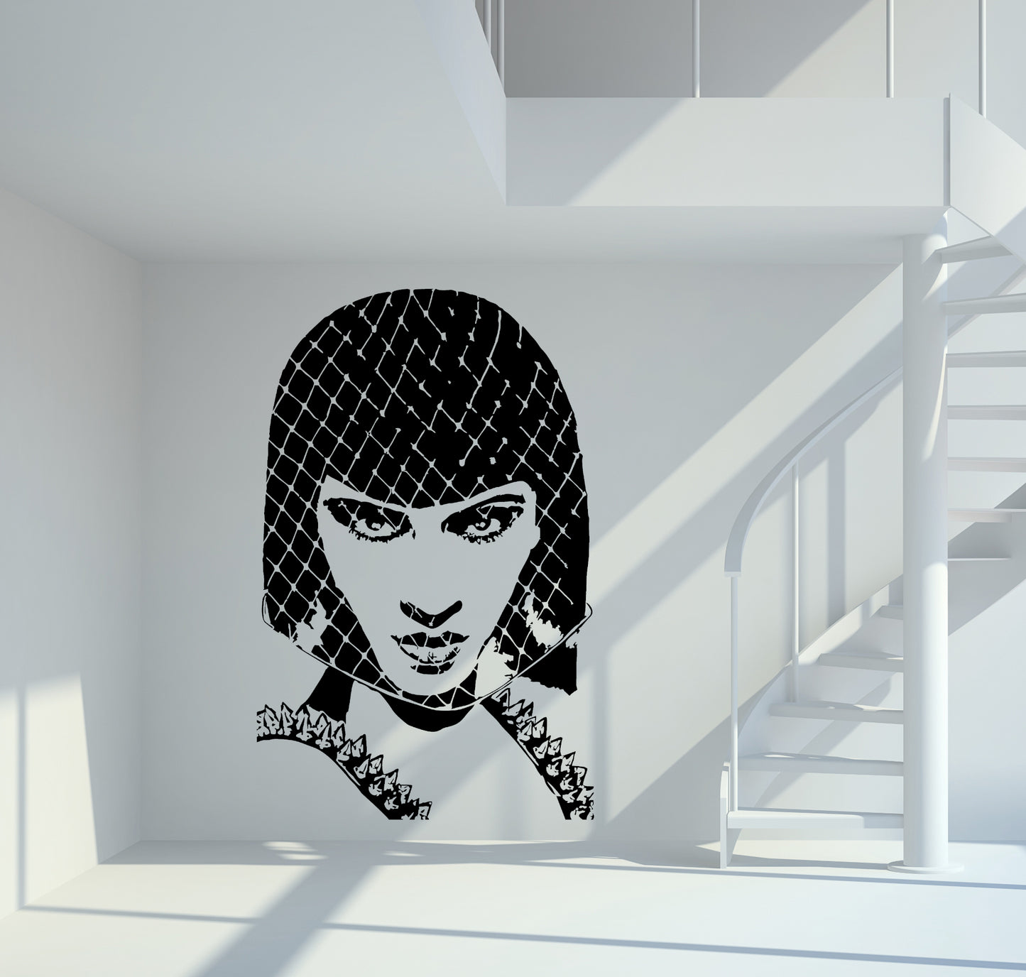 Wandtattoo Newton-Face