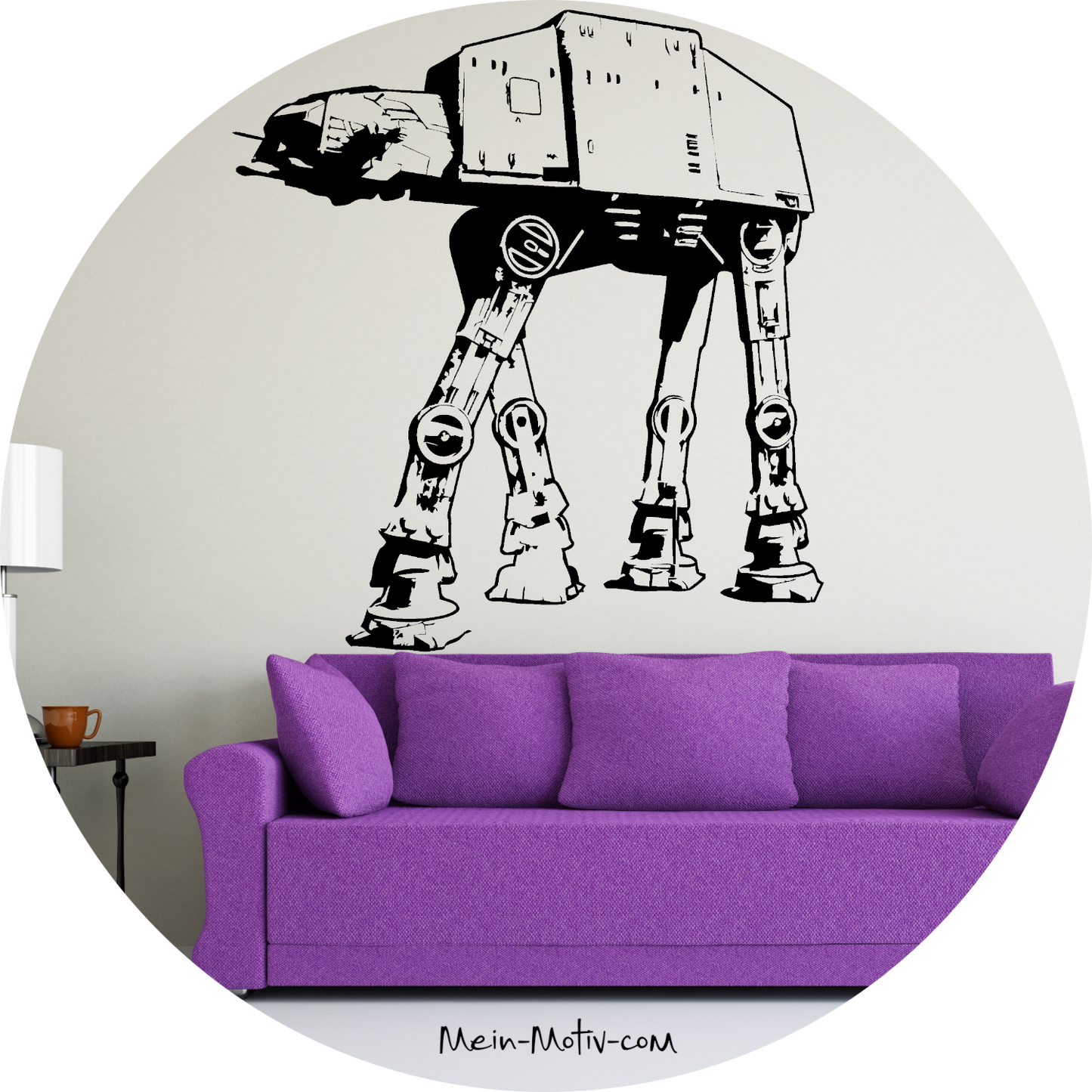 Wandtattoo Star Wars - Imperialer AT-AT Walker