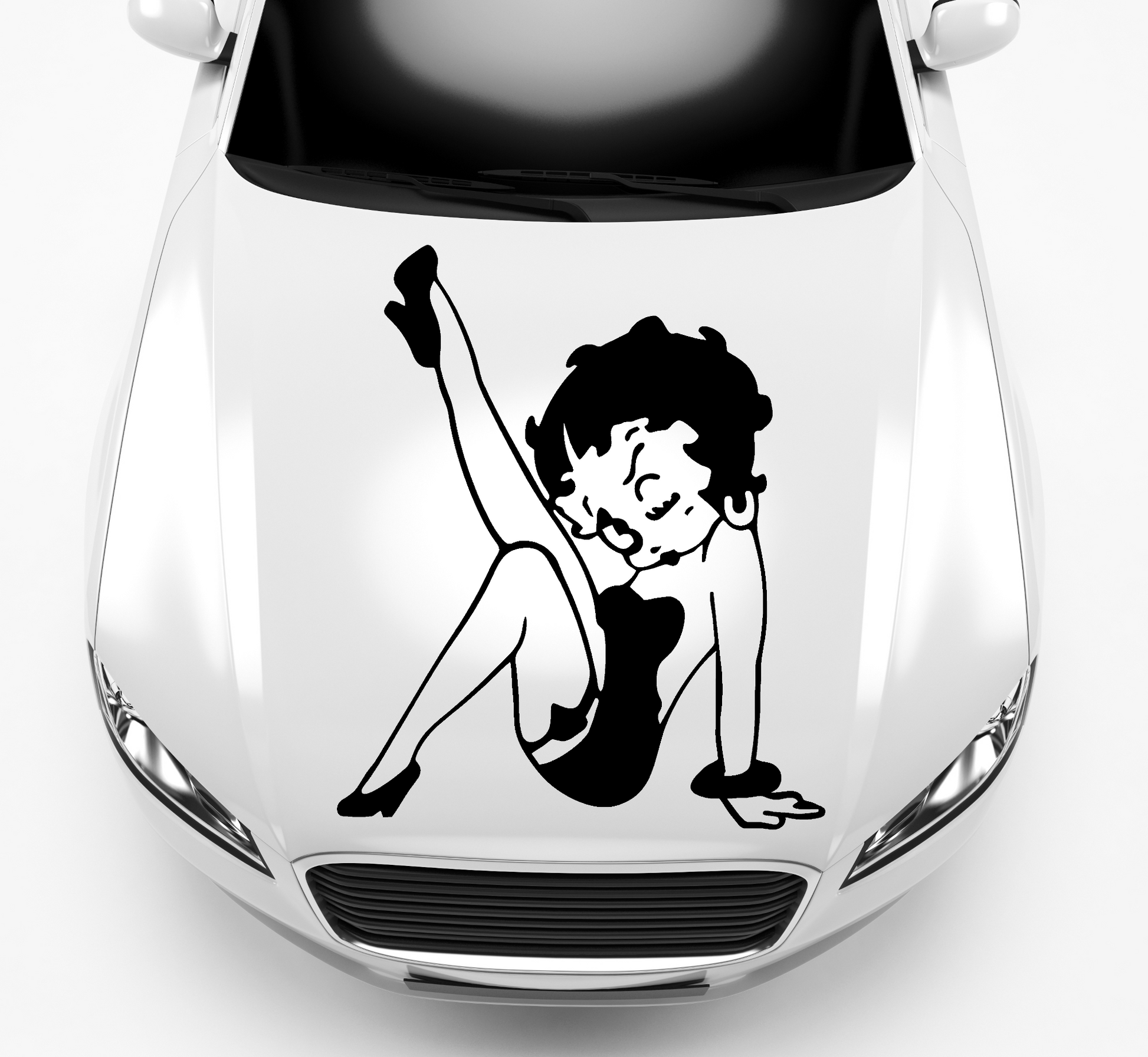 Autoaufkleber Betty Boop