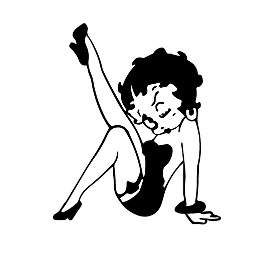 Autoaufkleber Betty Boop