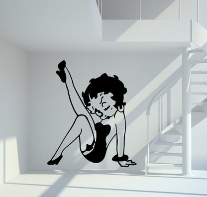 Wandtattoo Betty Boop