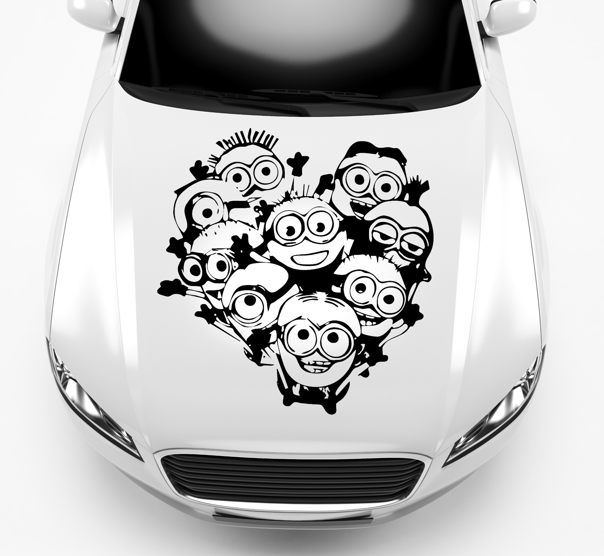Autoaufkleber Minions